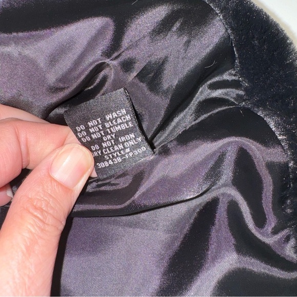 Angel Kiss Los Angeles Faux Fur Jacket Sz L - Picture 12 of 16